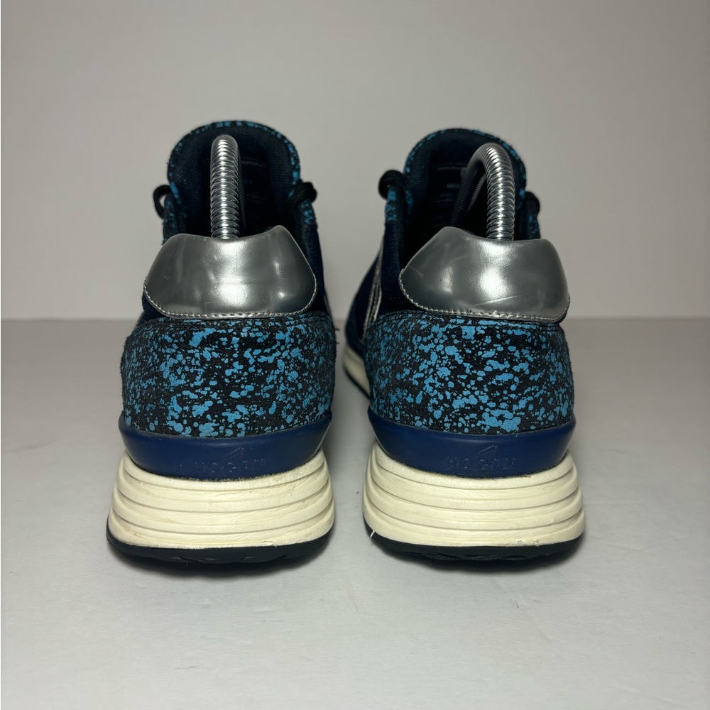 Hogan Rebel blue/white/silver sneakers size 6 Men 8 Women - Picture 4 of 5